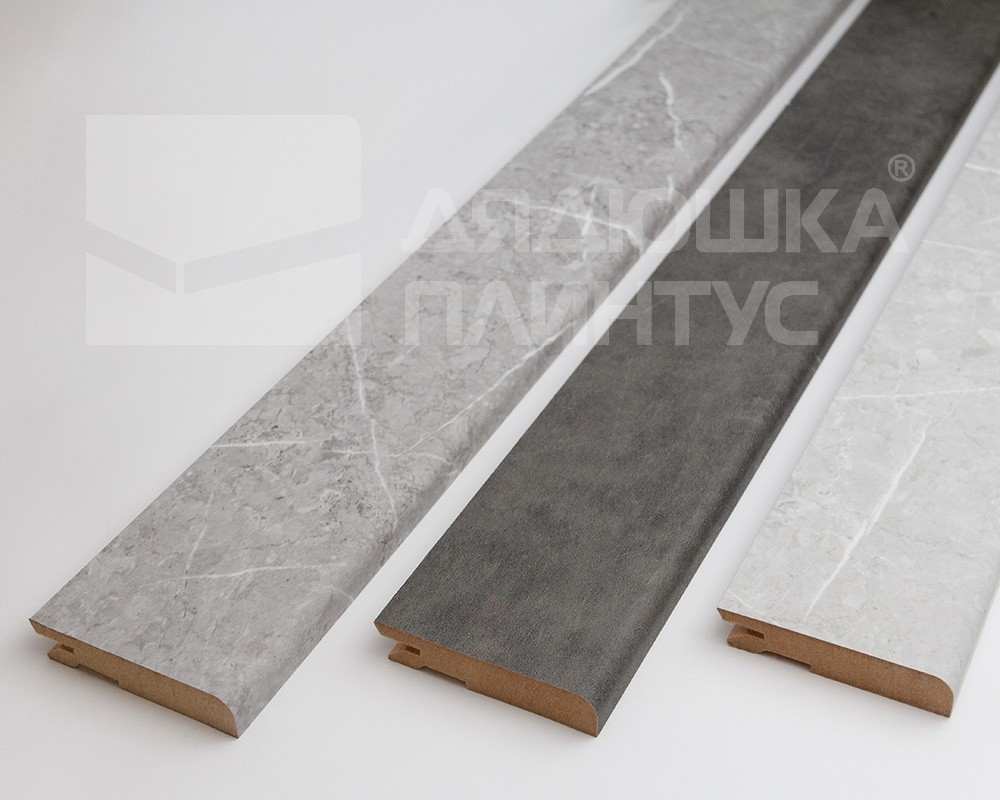 Плинтус МДФ Лука Пл 80МДФ.2700.Point line 24013 Дуб серый