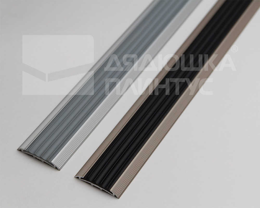 Порог одноуровневый ПС 08-1.1800.01лч Серебро