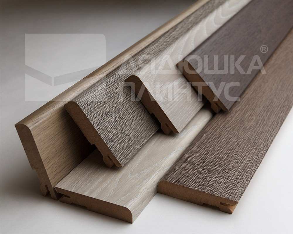 Плинтус МДФ Лука Пл 100-1МДФ.2700.Point line 24054 Филадельфия графит