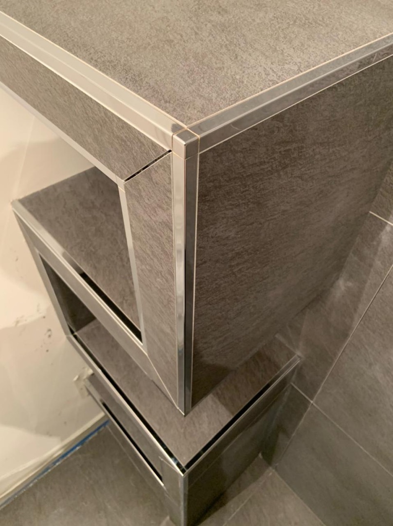 Капсула для прямоугол. профиля 10 мм Титан Tiltex CPJQSTX 10/2