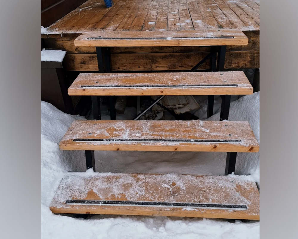 Порог одноуровневый ПС 08.900.04л Бронза анод