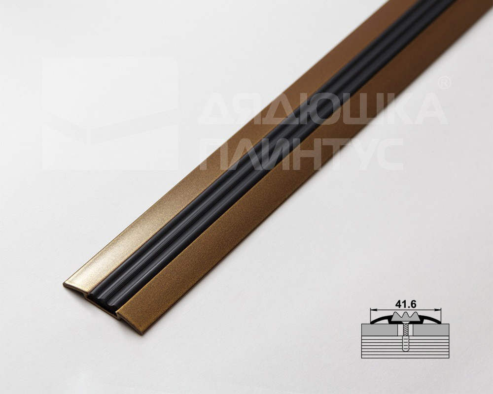 Порог одноуровневый ПС 08.1800.04 Бронза